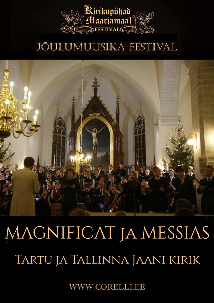 Jõulumuusika festival „Kirikupühad Maarjamaal“. MAGNIFICAT ja MESSIAS.