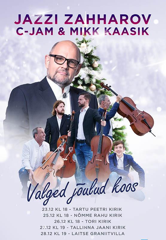 Jassi Zahharov ja C-Jam & Mikk Kaasik Jõulukontsert  „Valged jõulud koos“